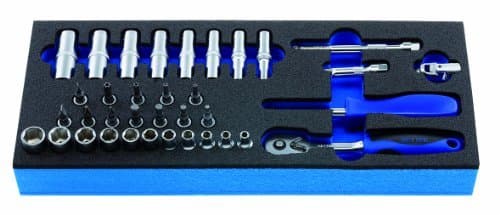 Heyco/Heytec 50829001483 Socket Spanner Set 1/4 36 Pieces 50829-14 by Heytec Heyco