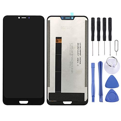 Replacement LCD Screen and Digitizer Full Assembly for Blackview BV9600 Pro(Black) Parts (Color : Black)