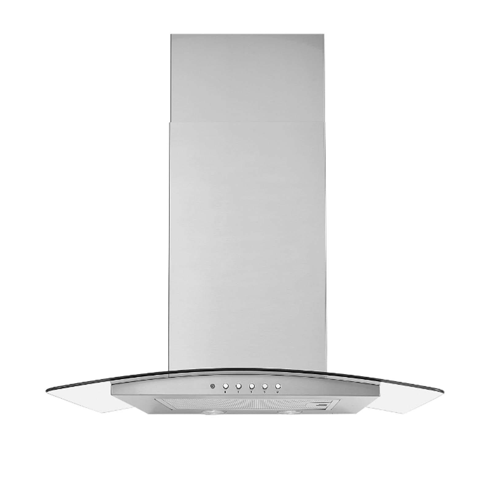 CDA 60cm Cooker Hood Kitchen Extractor Fan In Stainless Steel - WEP60SS