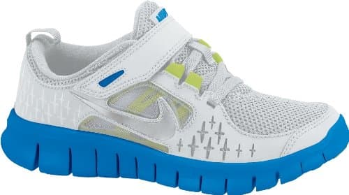 Nike FREE RUN 3 (PSV) 512166-002 PURE PLATINUM/SOAR/VOLT/REFLECT SILVER (13)