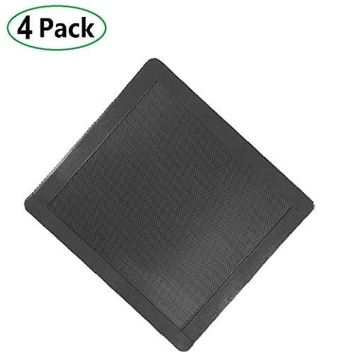 120mm Magnetic Frame Black PC Cooler Fan Dust Filter Dustproof Case Cover Computer Mesh Set of 4