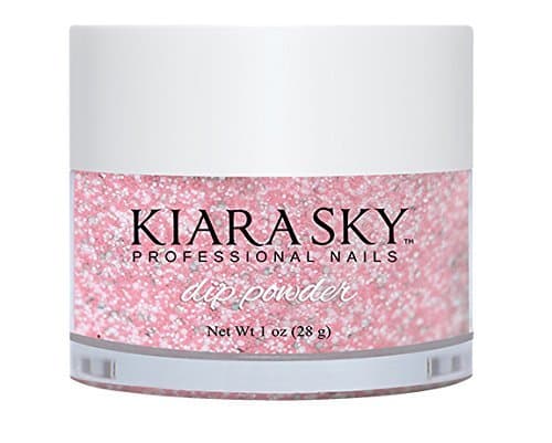 KIARA SKY ACRYLIC DIP POWDER - PINKING OF SPARKLE D496 28G/1OZ by Kiara Sky Professional Nails