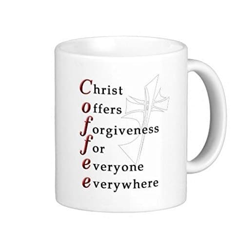 Yilooom Christ Offers Forgiveness For Everyone Everywhere Classic White Coffee Mug