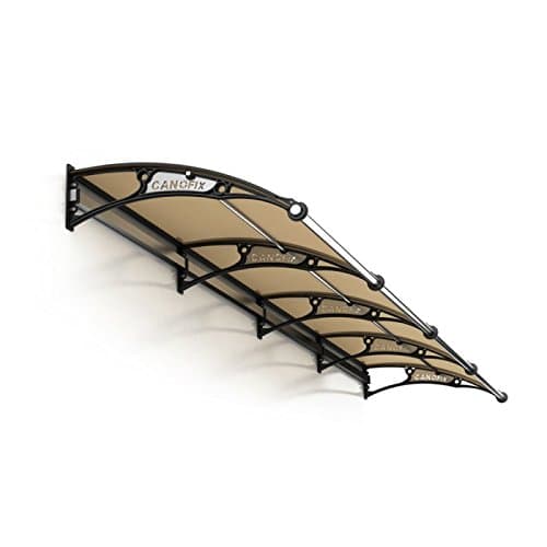 Snow Protection. Canofix DIY Door Window Canopy Made with Polycarbonate Width 48inch X Depth 25inch