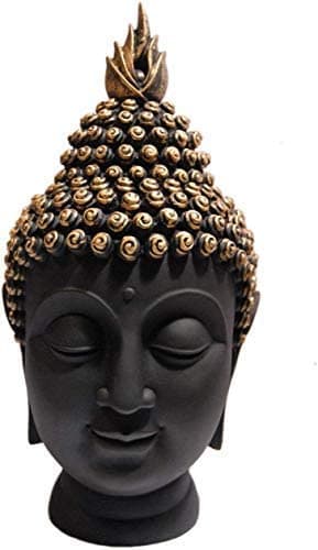 Storeshub Golden Hancrafted Palm Buddha Polyresin Showpiece for Home Decor| Best Gift Item for House Warming/Birthdays/Wedding| Statue for Office and Study Table