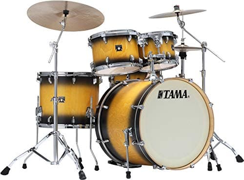 Tama Superstar Classic Exotix Maple 5-Piece Shell Pack (Black Sunburst Lacebark Pine)