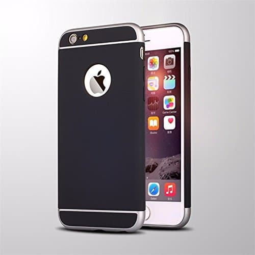 iPhone 6 Plus Case,iPhone 6s Plus Case Ebakx [Platinum Series] Ultra Slim Premium Polycarbonate Metallic Hard Protective Case for iPhone 6 & 6S Plus Case 5.5 inch (Black)