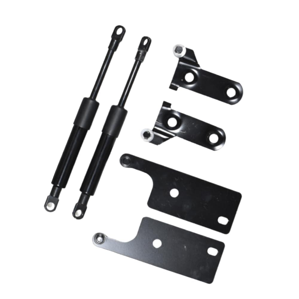 JINGLING Trunk Struts for Hilux GUN125 GUN126 Pickup 2015-2024 Rear Boot Tailgate Gas Dampers Lift Supports TWO YEARS WARRANTY (Normal Black)
