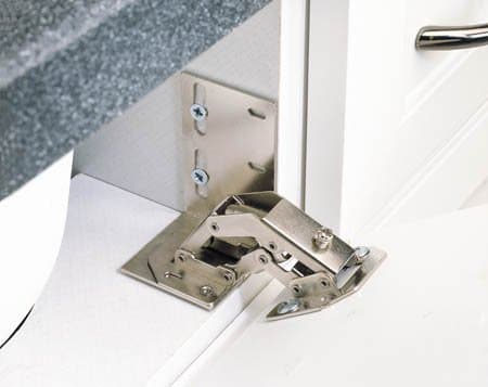 Tip Out Tray Hinge, Euro and Face Frame 1164-NI Hinge