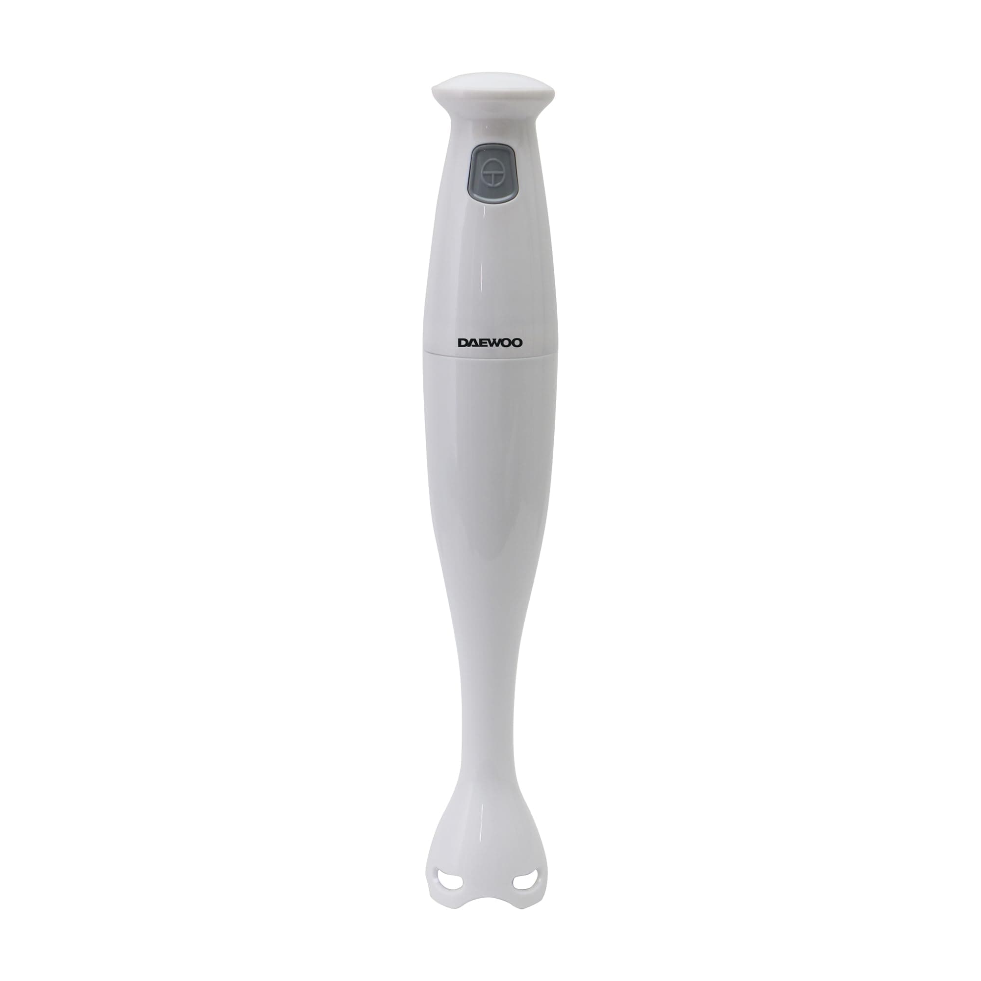 Daewoo Hand Blender, Stainless Steel Blades, Blends Fruit And Vegetables, Powerful Blade Speed With Non-Removable Blending Rod, Suitable For Multiple Blending Jobs In The Kitchen, White