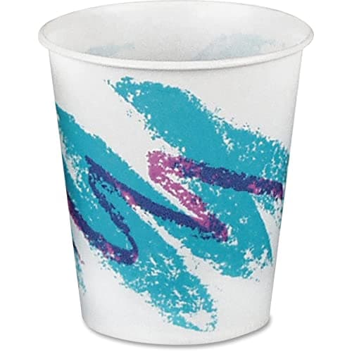 Solo R9N-00055 9 oz Jazz Waxed Paper Cold Cup (Case of 2000)