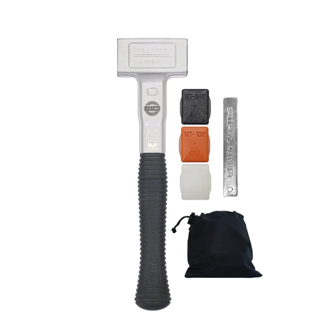 – All in one Ball Pang Hammer which a Head can be Changed and has a Ball Bearing with a Exclusive Tool Multi Purpose Hammer