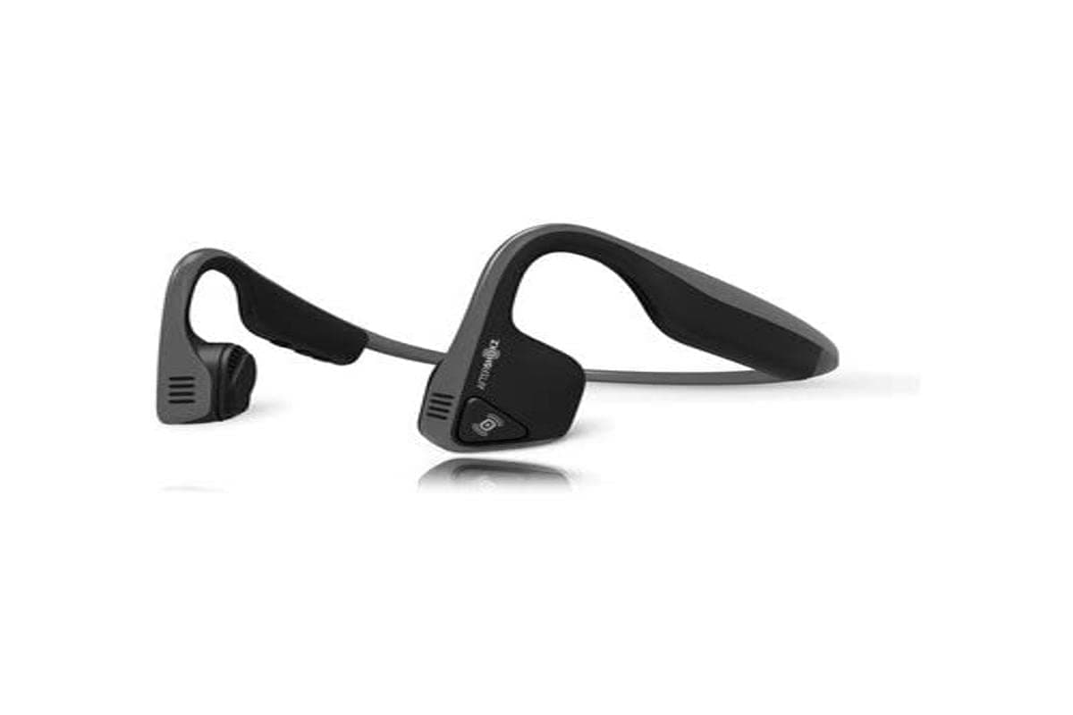 AFTERSHOKZ Trekz Titanium Open-Ear Bluetooth Headphones, Slate Grey, (AS600SG)