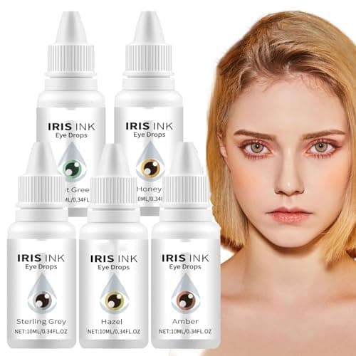 Irisink Color Changing Eye Drops,Fancy Drops Change Your Eye Color, Irisink Pro Eye Drops,Eye Color Changing Drops,Moisturizing Eye Drops,Lighten & Brighten Your Eye Color (Mixed)