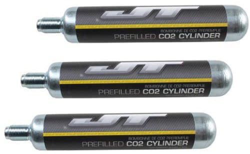 Paintball JT 88/90gram CO2 Tank - Prefilled - 3 Count