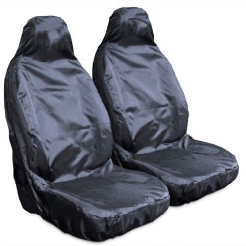 Heavy Duty Waterproof Nylon Front Pair of Seat Cover Protectors