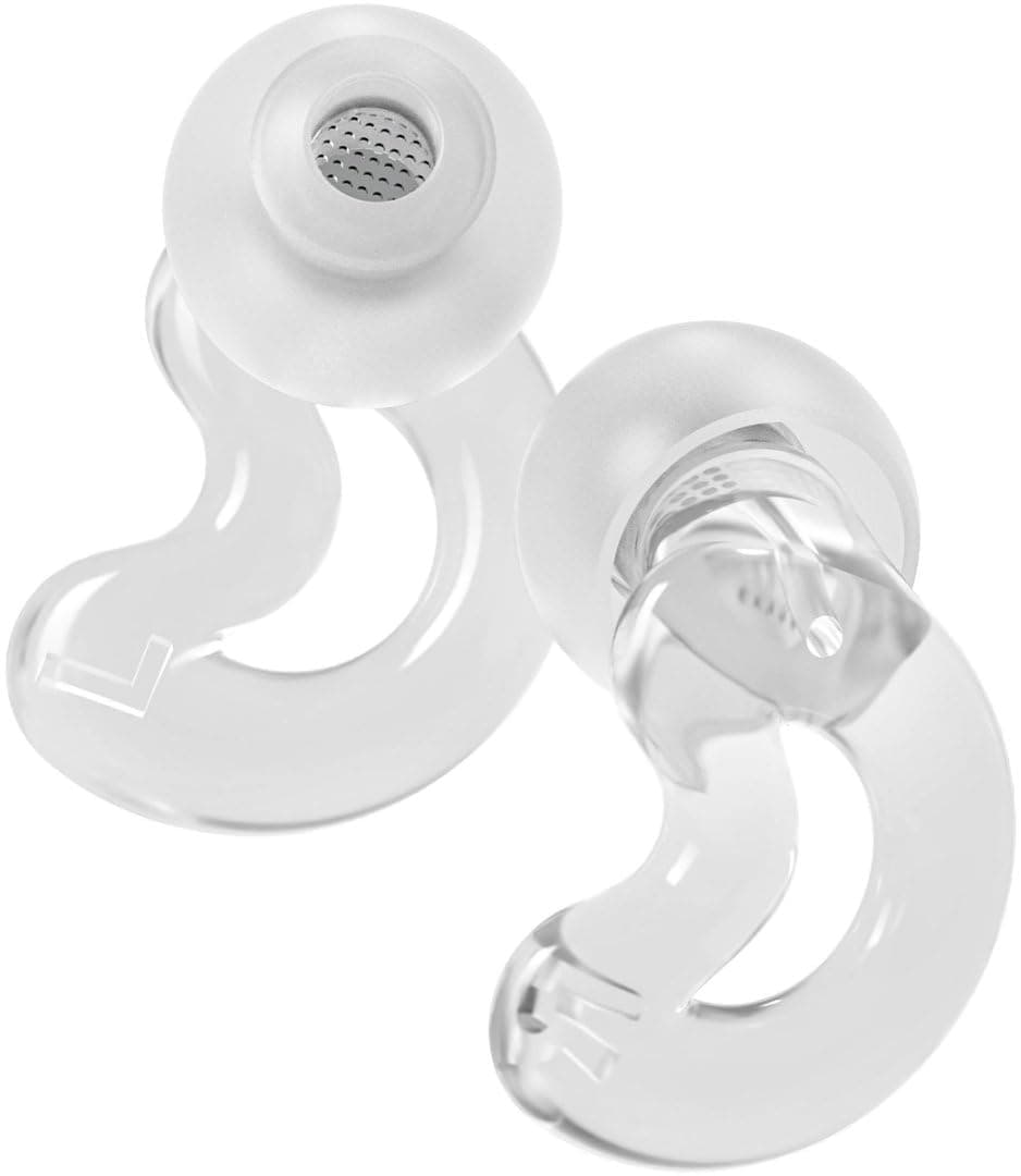 Concert Ear Plugs – Soft, Reusable Hearing Protection with Comfortable Fit, Ear Plugs for Concerts, Noise Reduction for Live Music, Festivals, Raves (XS/S/M/L/Double-Lay Tips, 19dB)