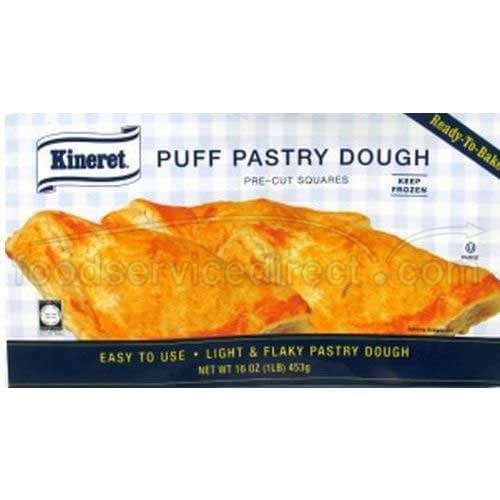 KINERET Puff Pastry Dough, 16 Ounce (Pack of 12)
