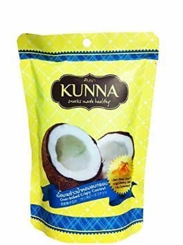 Kunna oven-baked crispy coconut 50 g. Thailand Product