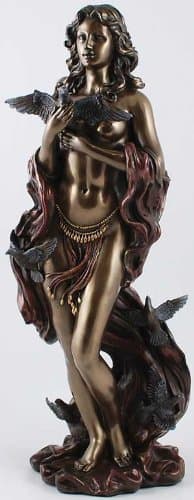 Aphrodite with Doves Statue