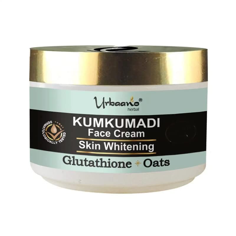 All Day Glow Skin Brightening Kumkumadi Face Cream with Gluta, Oats - A Hydrating Glowing Dark Spot, Pigmentation Corrector for Men & Women- 50gm