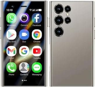 SOYES S24 Pro Max Dual SIM 3G Pocket Phone 2GB 16GB 3.0 inch 1000mAh Smallest Mini Smartphone (Starry Gold)