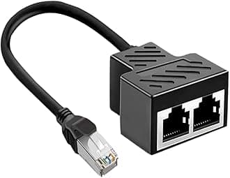 HDMI Splitter Adapter,1080P HDMI Male to Dual HDMI Femal 1 to 2 Way HDMI Splitter Adapter Cable for HDTV HD, LED,LCD Monitor and Projectors, Support Two TVs at The Same Time (1 to 2.)