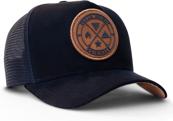 Urban Effort Mesh Back Cap - for Men and Women Baseball Hat 5-Panel Trucker Hat - Great Snapback Closure for Hunting & Hiking