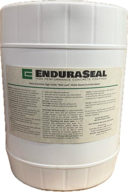 EnduraSeal Acrylic Wet Look Semi Gloss Sealer (WB) - 5 Gallon