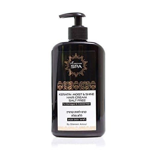 Keratin Moist & Shine Hair Cream for Damaged & Colored Hair by Shemen Amour 400ml
