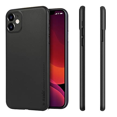 memumi Super Light Slim for iPhone 11 2019 Case, [0.3 mm] Matte Finish Back Cover Case Compatible with iPhone 11 Eleven Thin Phone Case Minimal Design with Fingerprint Resistant (Matte Black)
