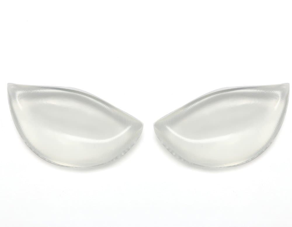 lanming Crescent Silicone Inserts Chicken Fillets Breast Enhancers For Bras Swimsuits and Bikini – Create maximum cleavage suitable for a, b, c and d Cups -180 g/pair – High Quality Product
