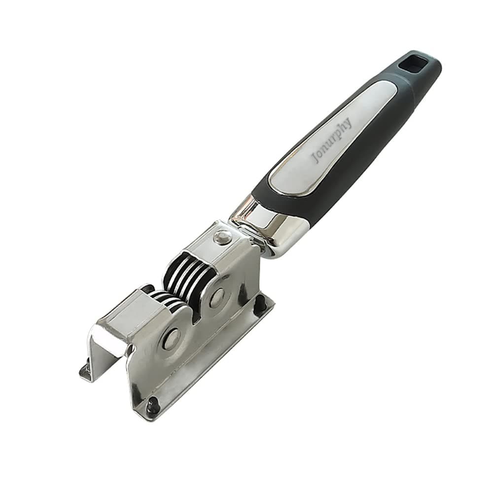 Knife Sharpener,Jonurphy Kitchen Knife Sharpeners,Rotating Steel Wheel Sharpening Discs,Manual Knife Sharpening Tool for Kitchen,Home