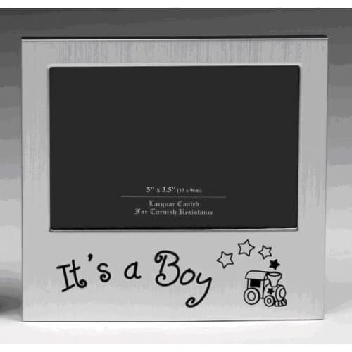 'It's a Boy' Photo Frame (Silver colour) 5 x 3.5