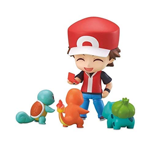 Huangyingui Pokémon: Figma Red Action Figure Nendoroid: Red Posable Figure Nendoroid Action Figure