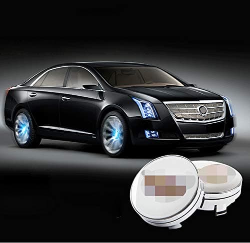 sooloon Wheel Hub Center Caps Cover LED Light Magnetic Levitation Waterproof for Battery-Free Automatic Power Generation Car Accessory 4Pcs