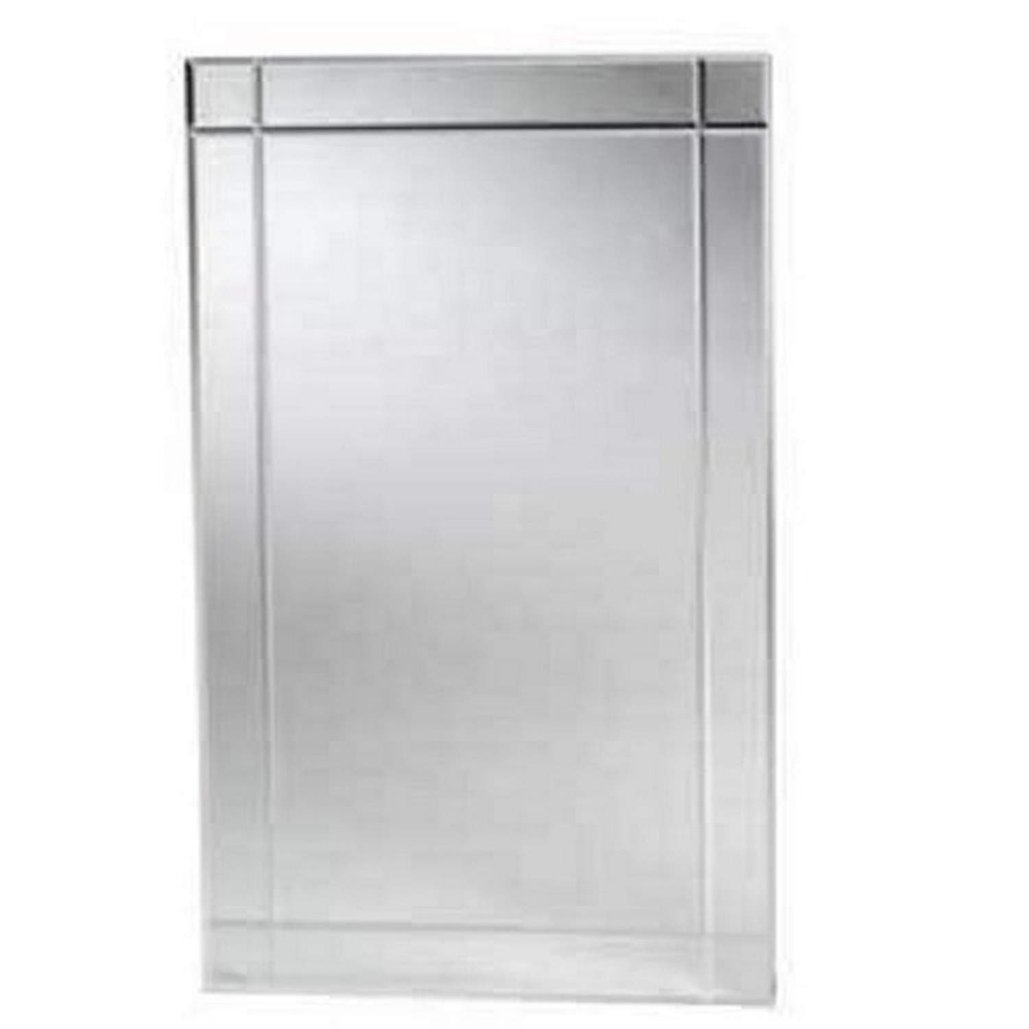 Zenith Products Prism Swing Door V-Grooved Medicine Cabinet, 16" x 4-1/2" x 26.4"
