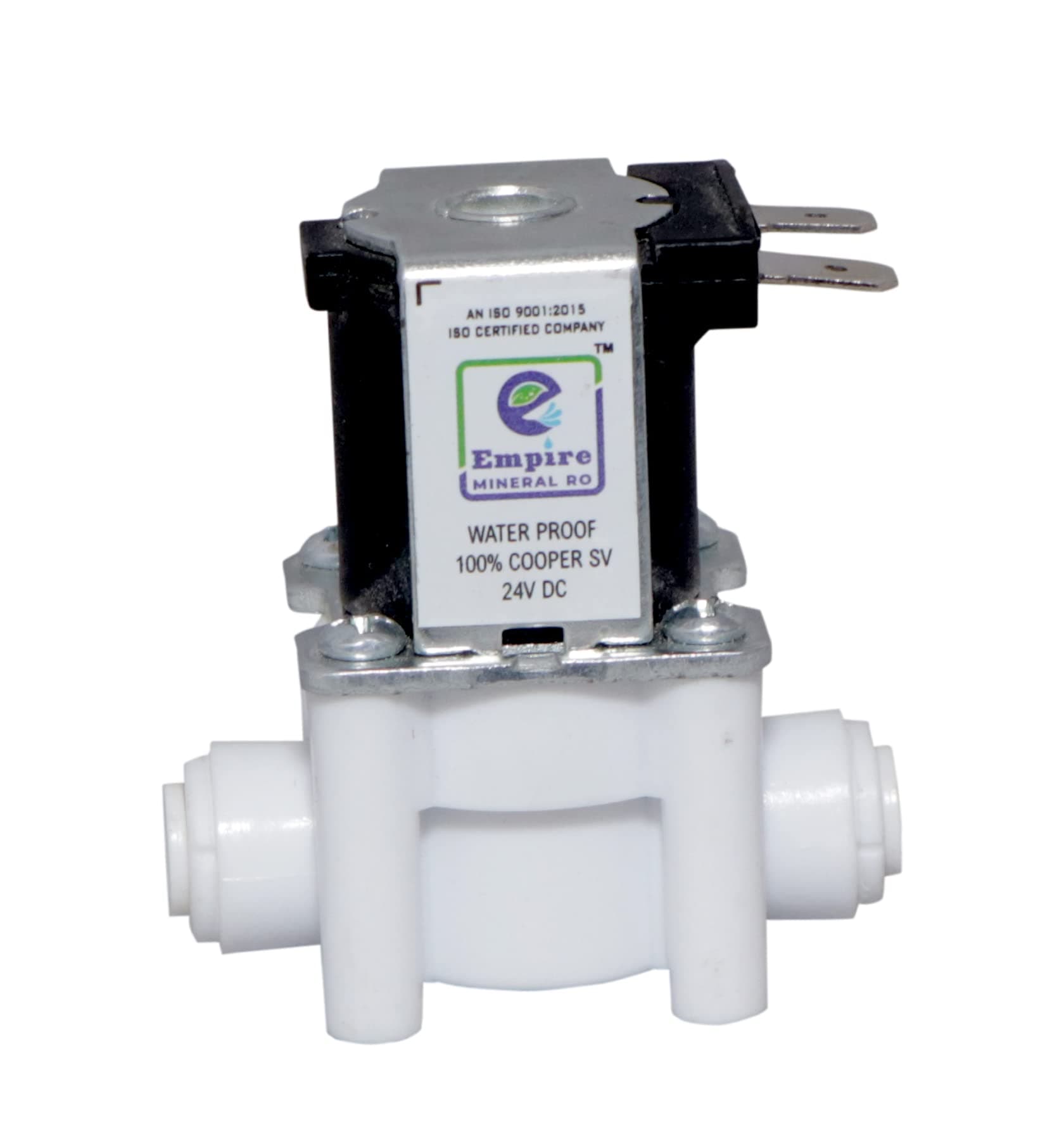 EMPIRE MINERAL ROEMPIRE MINERAL RO WATER PURIFIER Solenoid Valve 24v DC Pure Copper winding, Make In India, All Type of RO Water Purifiers Brand and non brand Suitable
