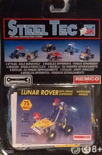 Lunar Rover with Spring Suspension (Steel Crafting Kit) (80 Pieces)
