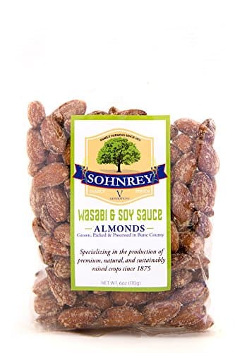 Bold Wasabi & Soy Sauce Flavored Snack Almonds - Sohnrey Family Foods (6 oz)