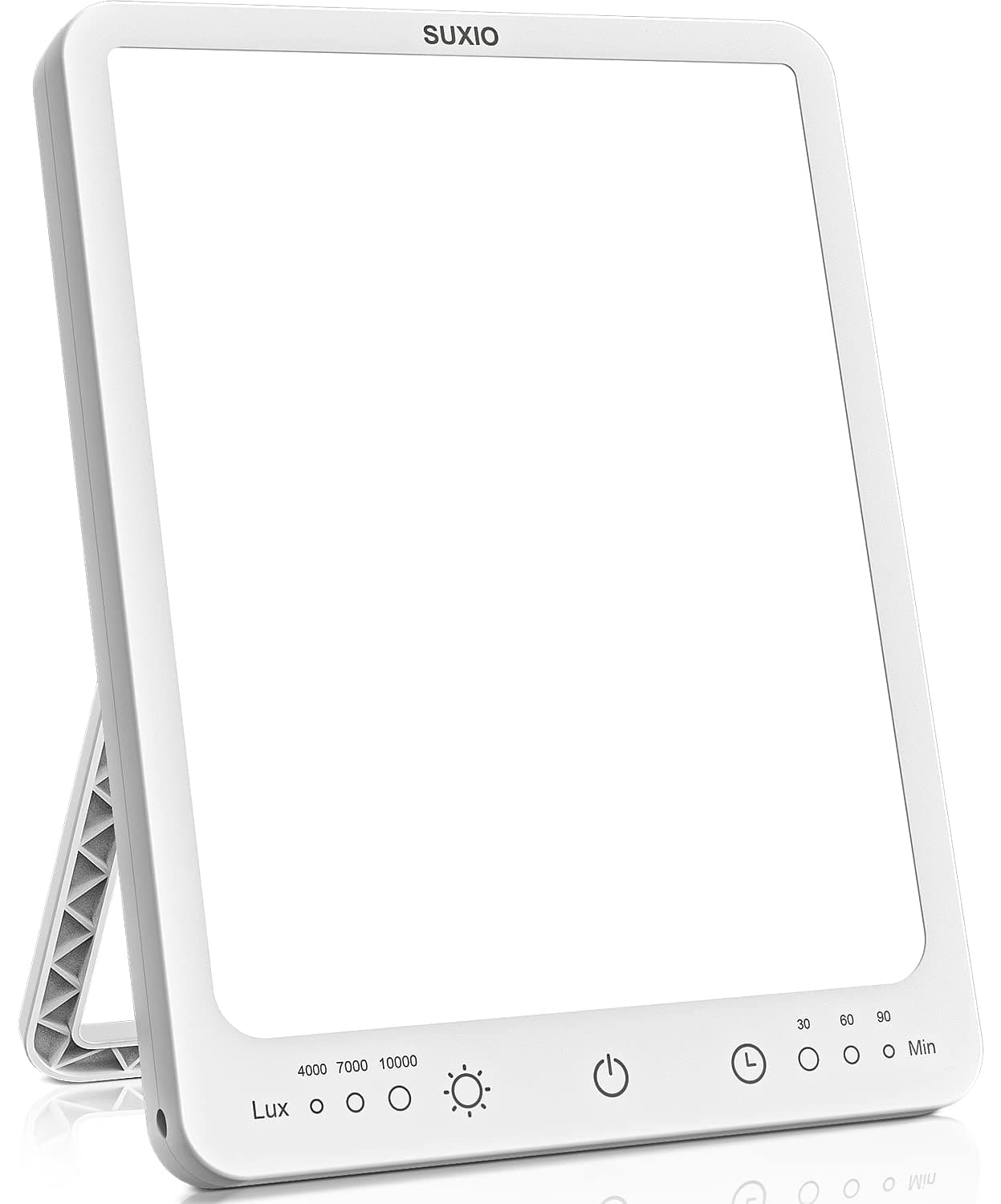 SUXIO Light Therapy Lamp - 10000 Lux Therapy Lights, 3 Timing & Mode Happy Lamp, Touch Control Daylight Lamp with Memory Function, Portable Light Therapy Box for Home/Office Use As Lift Mood