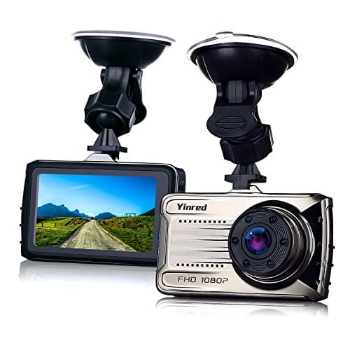 Dash Cam, YINRED FHD 1080P Dash Camera 170 Degree Wide Angle Car Driving Recorder 3'' LCD with G-Sensor, WDR, Loop Recording, Night Vision