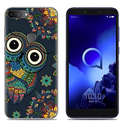 Case for Alcatel 1S 2019,YZKJ Flexible Shock-Absorption Light but Durable Soft Gel Crystal Translucent TPU Silicone Protection Case Cover for Alcatel 1S 2019 (5.5") - LLM3