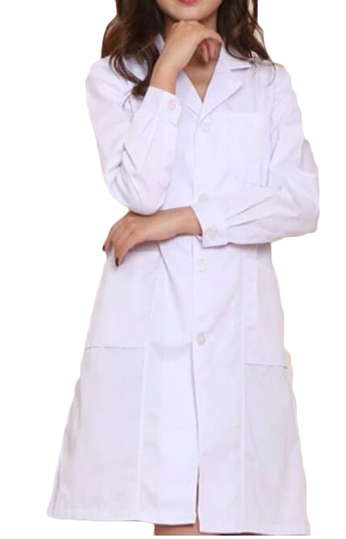 EKU FASHION EKU Womens Classic Hospital Physician Chemistry Jackets Lab Coats