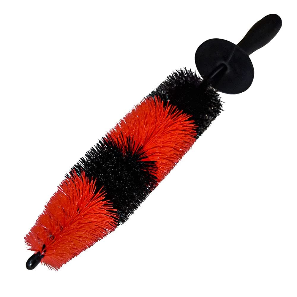 YISHARRY LI Wheel Brush, Soft Bristle Long Master Car Rim Brush Easy Reach Tire Detailing Brush Washing Brush use for Tire, Rim, Engine, Motorcycle