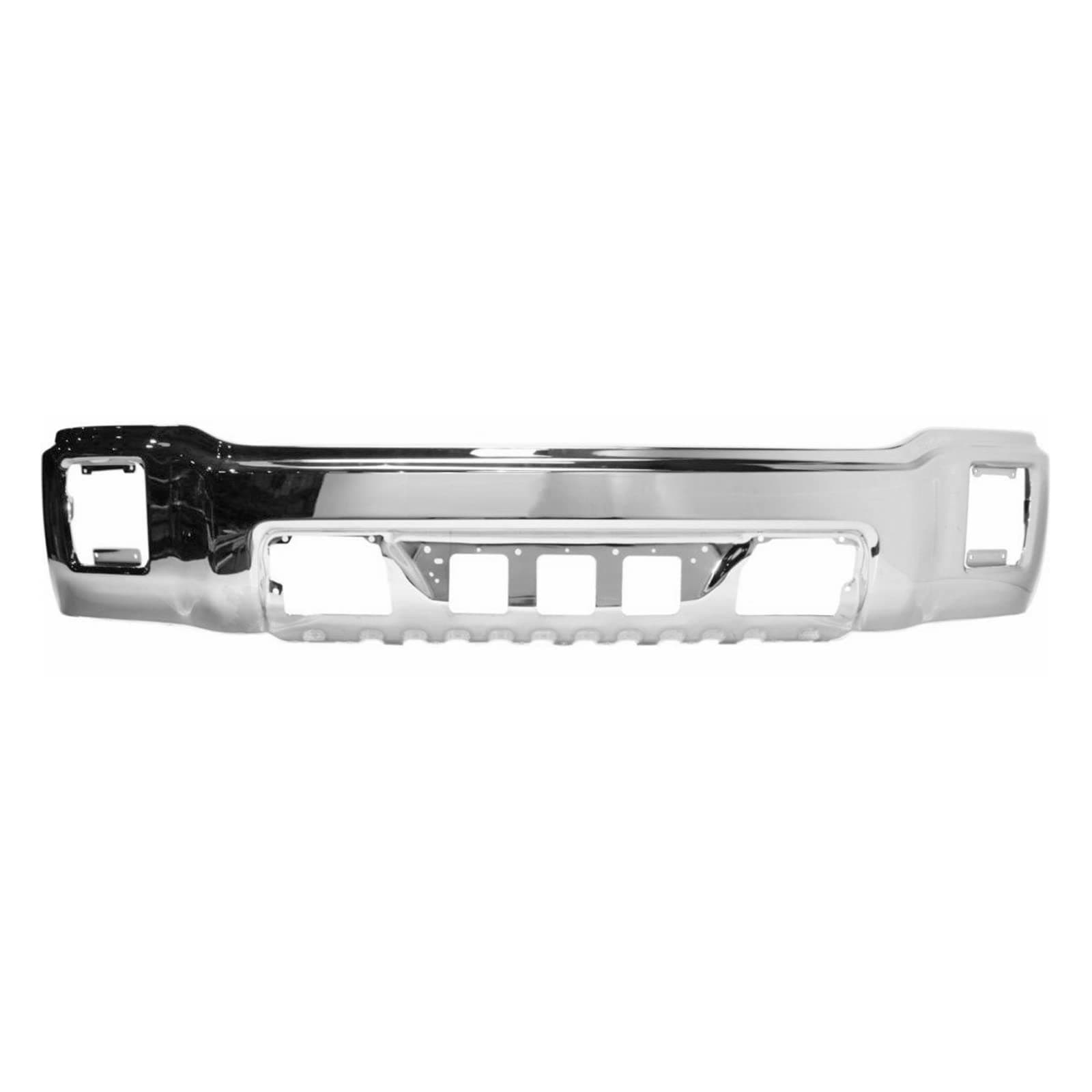 BUMPERS THAT DELIVER - Chrome, Steel Front Bumper Face Bar Compatible with 2014 2015 GMC Sierra 1500 Series 14 15, GM1002848