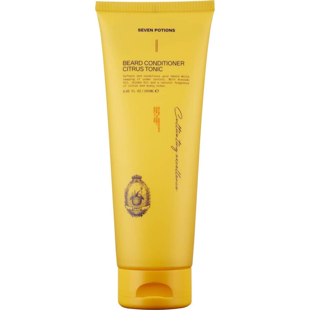 Beard Conditioner for Men – Prevents Beard Itch and Dandruff – Natural, Vegan, Cruelty Free – (Citrus Tonic, 250ml)