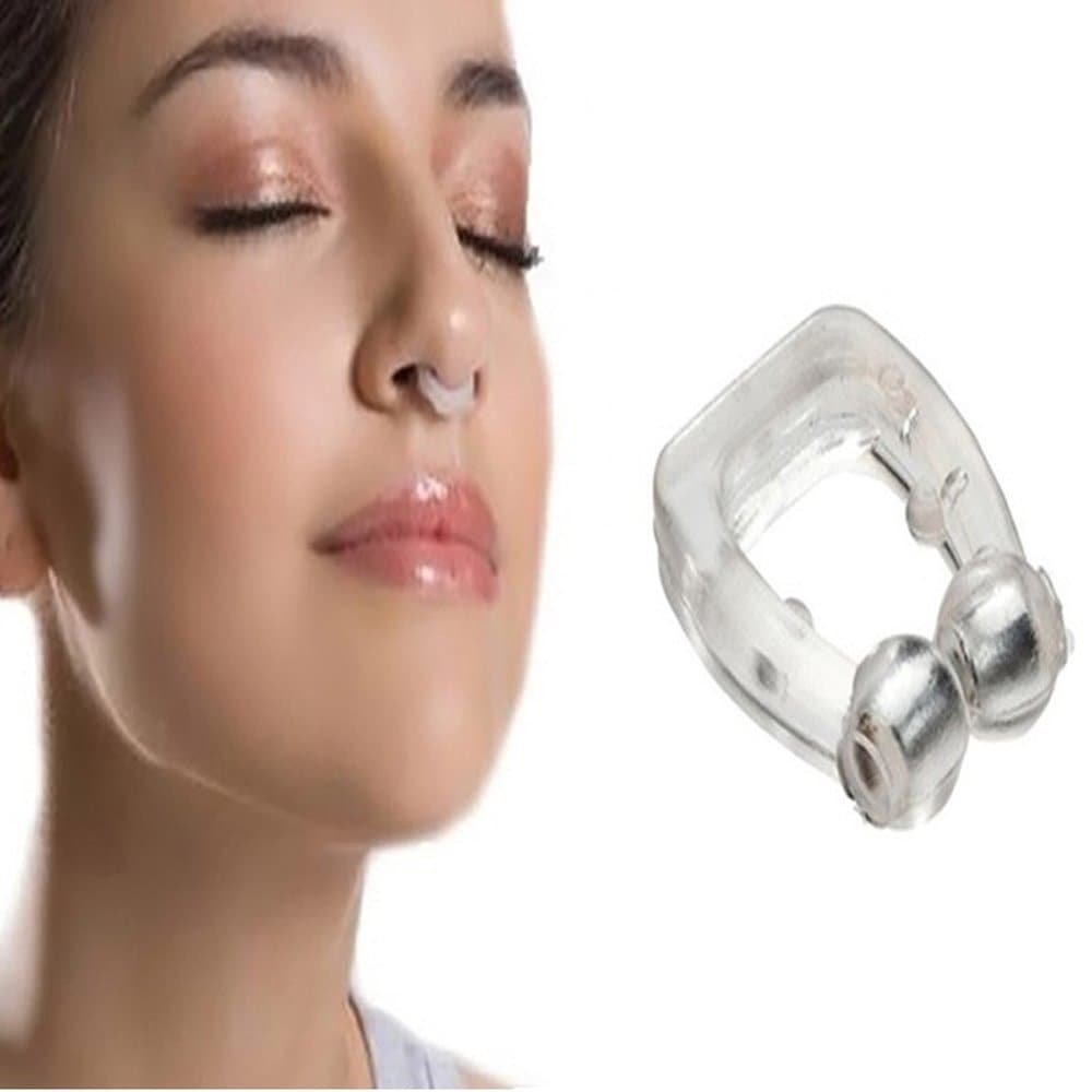 MARP Anti Snore Magnetic Nose Clip- Stop Snoring Device- Best Seller Comfortable Silicone with Travel Carry Case by MasterPlast