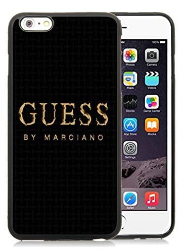 iPhone 6 Plus 5.5 inch Guess Logo Black TPU Phone Case Unique and Newest Design