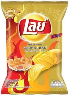 Lays Rock Hot Chili Squid Potato Chips 80g